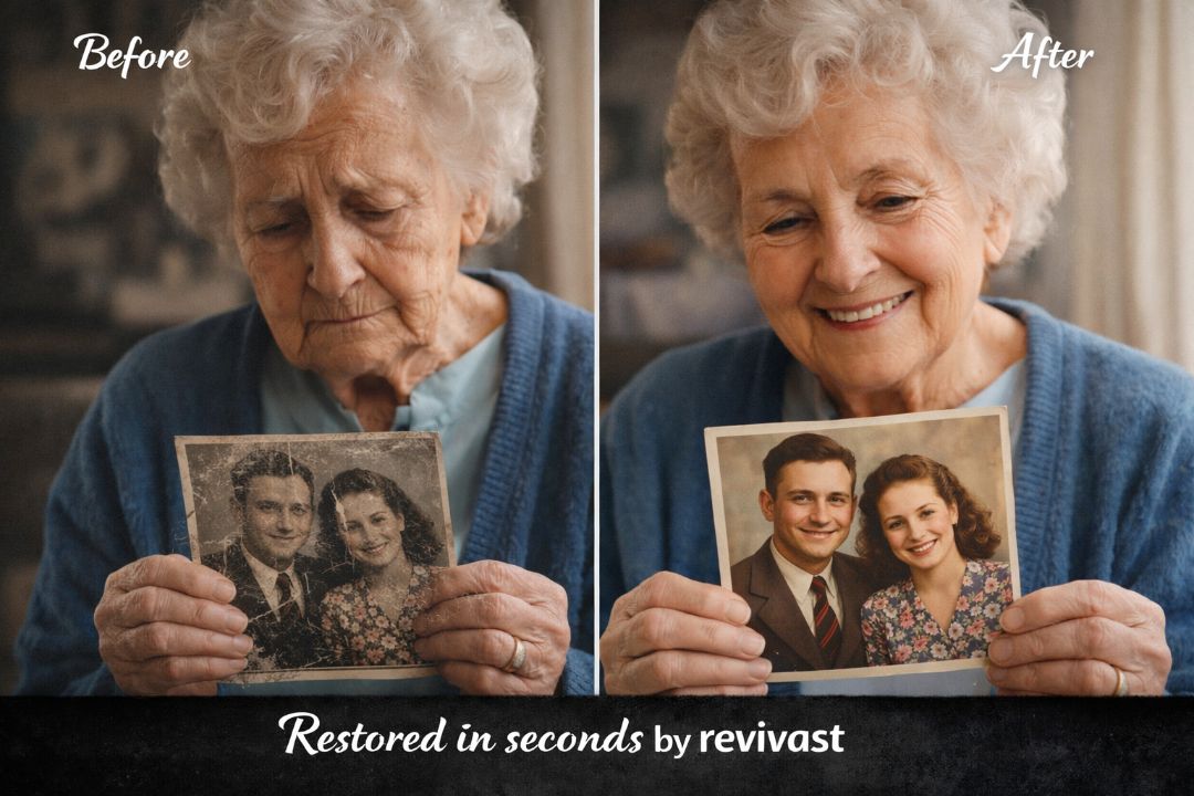 Photo Restoration Shop Before After